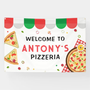 Lona Italian Pizzeria Party Birthday backdrop