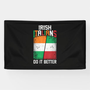 Lona Italianos irlandeses divertidos y irlandeses lo ha