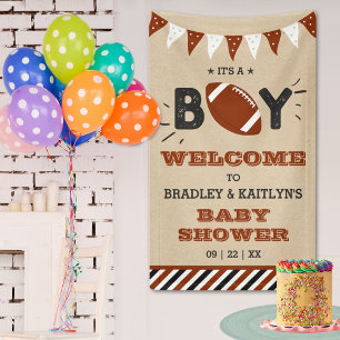 Lona It's a Boy! Bienvenida de Baby Shower con temas de
