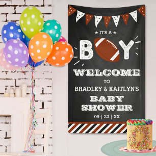 Lona It's a Boy! Bienvenida de Baby Shower con temas de