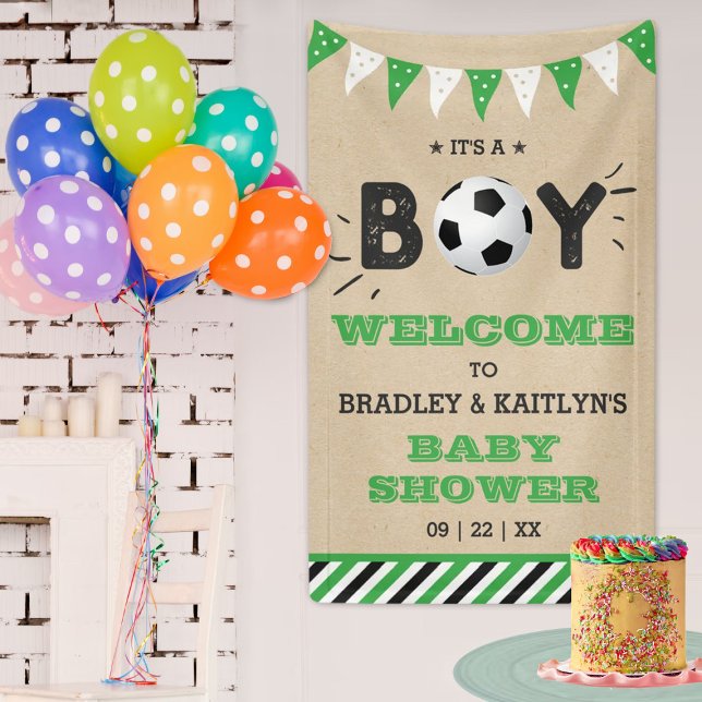 Lona It's a Boy! Bienvenida de Baby Shower con temas de (Subido por el creador)