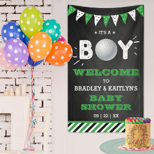 Lona It's a Boy! Bienvenida de Baby Shower con temas de