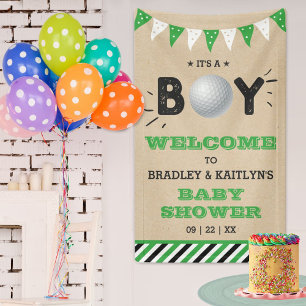 Lona It's a Boy! Bienvenida de Baby Shower con temas de