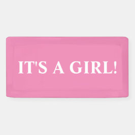 LONA IT'S A GIRL! BANNER
