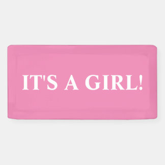 LONA IT'S A GIRL! BANNER