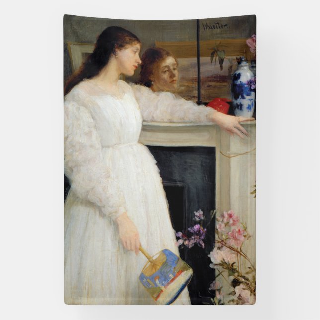 Lona James Whistler - Sinfonía en blanco No. 2 (Vertical)
