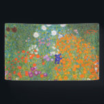 Lona Jardín de flores (por Gustav Klimt)<br><div class="desc">Este diseño presenta una pintura del artista austriaco Gustav Klimt (1862-1918). Se trata de una representación de un hermoso jardín florido al estilo típico impresionista de Klimt. Las flores casi parecen desbordarse, y es imposible no sentirse animadas por su belleza. El trabajo original se terminó en 1907 y su título...</div>