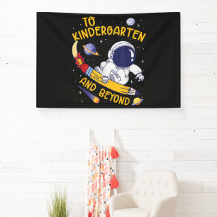 Lona Jardín de infancia y más allá Astronauta Regreso a