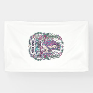 Lona Jardín de unicornios bruja unicornio ropa colorida