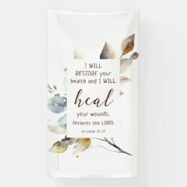 Lona Jeremías 30 17 Sanaré tus heridas Biblia Verse