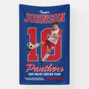 Lona Jersey Número Personalizado de Fútbol con Foto Dep