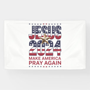 Lona Jesús 2024 hace que Estados Unidos vuelva a rezar