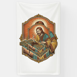 Lona Jesús derrame de café teclado mecánico roto tecnol