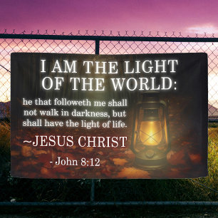 Lona Jesús Es La Luz Versículo Bíblico Iglesia Cristian