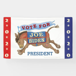 Lona Joe Biden para el presidente 2020 Demócrata Donkey