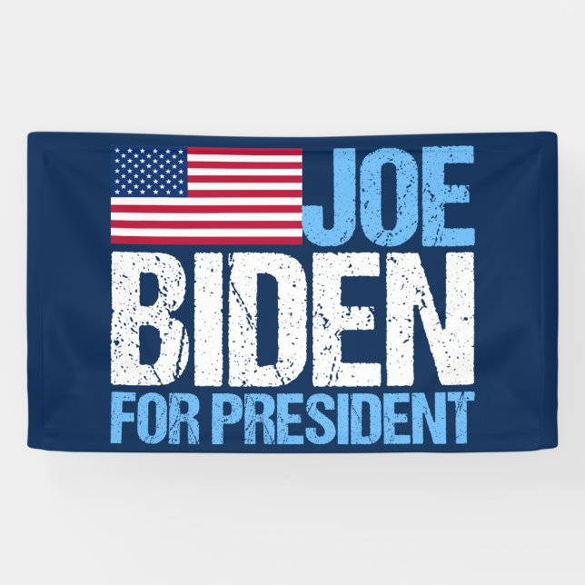 Lona Joe Biden para Presidente (Horizontal)