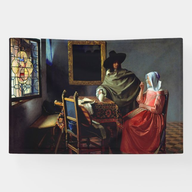 Lona Johannes Vermeer - La copa de vino (Horizontal)