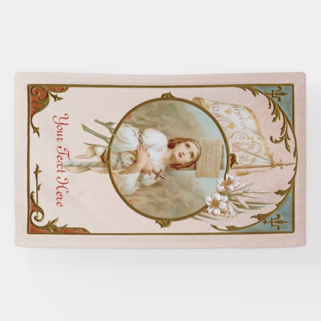 Lona Juana de Arco quemándose en la toma (BF 01) (Horizontal)