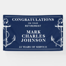 Lona Jubilación de los anclajes de la marina