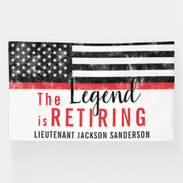 Lona Jubilación del Departamento de Bomberos