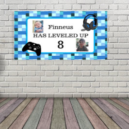 Lona Juego personalizado azul temática