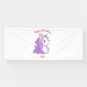 Lona Jueves de cumpleaños de Unicornio