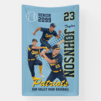 Jugador de béisbol foto personalizada noche de may