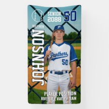 Jugador de Equipo de Béisbol Senior Personalizar F