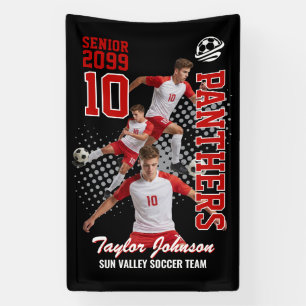 Lona Jugador de Fútbol Americano Personalizado Collage