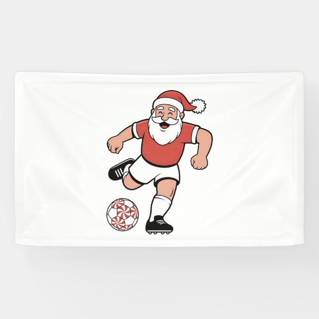 Lona Jugador de Navidades de fútbol de Santa Sede (Horizontal)