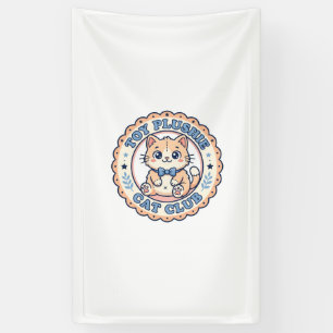 Lona Juguete de peluche gato Diseño de camiseta de gato