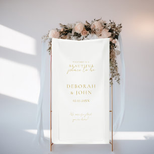 Lona ¡Juntos es un hermoso lugar para estar! Elegante,