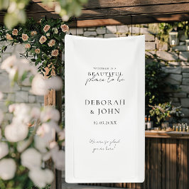 Lona ¡Juntos es un lugar hermoso para estar! Elegante,