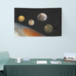 Lona Júpiter y cuatro lunas satélites Galileas