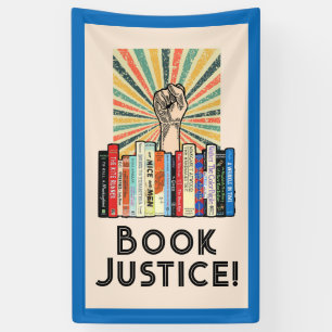 Lona ¡Justicia del libro!