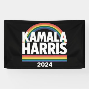 Lona Kamala Harris 2024 Arcoíris Orgullo Gay LGBT Elecc