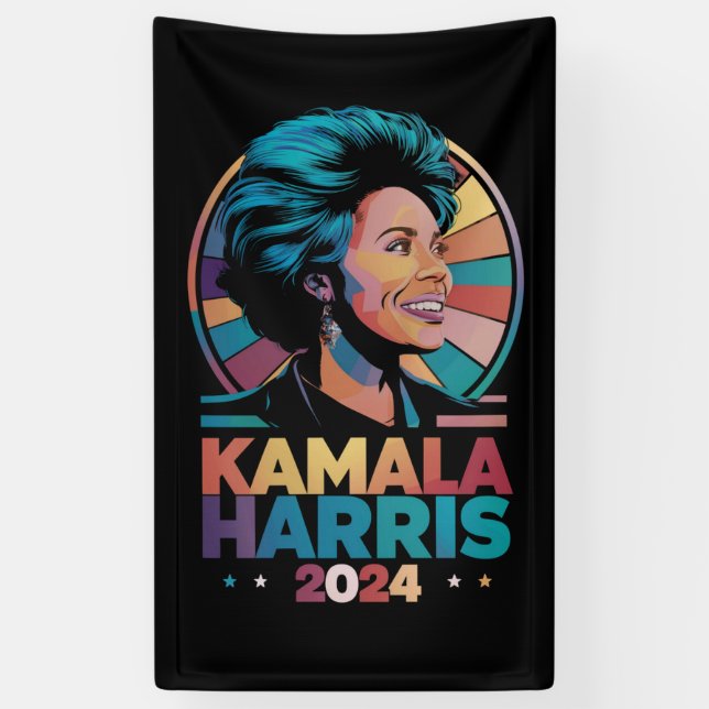 Lona Kamala Harris 2024 Elecciones al presidente Kamala (Vertical)