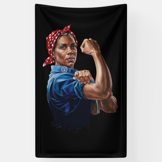 Lona Kamala Harris 2024 Rosie The Riveter Childless Cat (Vertical)