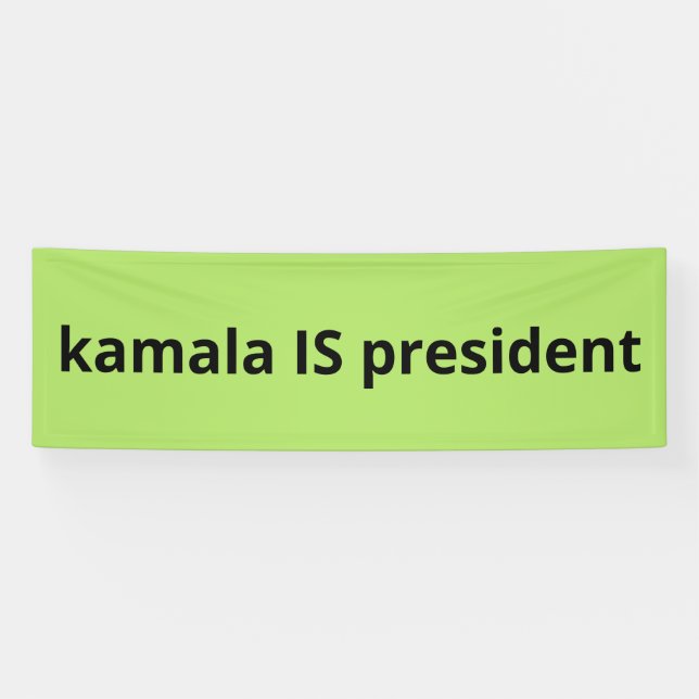 Lona Kamala Harris es la elección del presidente 2024 (Horizontal)