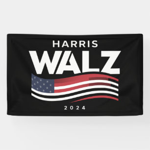 Lona Kamala Harris Tim Walz Vals 2024 Elección