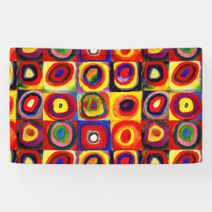 Lona Kandinsky Farbstudie Quadrate Squares Círculos Art