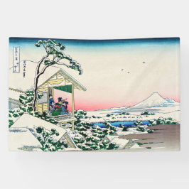 Lona Katsushika Hokusai - Casa de té en Koishikawa