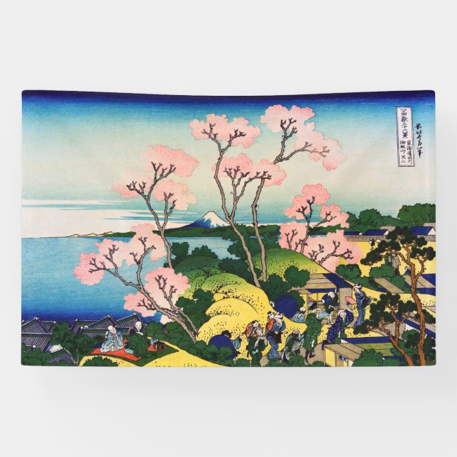 Lona Katsushika Hokusai - Gotenyama, Tokaido, Shinagawa (Horizontal)