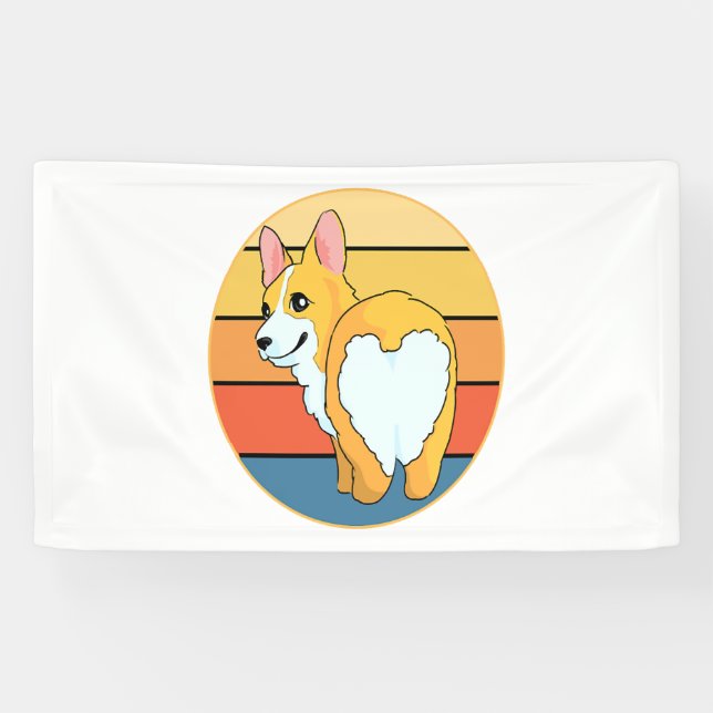 Lona Kawaii Corgi (Horizontal)