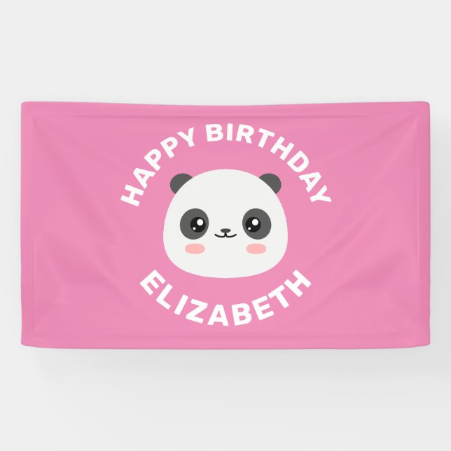 Lona Kawaii Panda (Horizontal)
