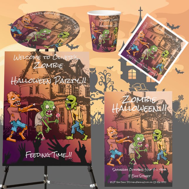Lona Kids Zombie Halloween Party (Zombie Halloween Party Collection)