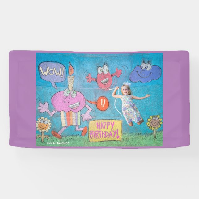 Lona KidsArt para CHOC - Celebración del cumpleaños (Horizontal)