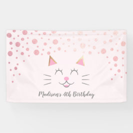 Lona Kitty Cat Pink Birday