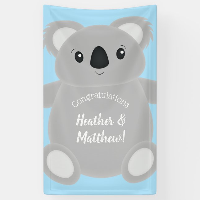 Lona Koala Bear Baby Shower (Vertical)