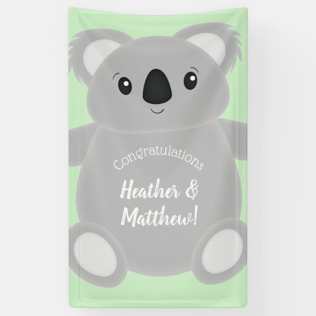 Lona Koala Bear Baby Shower (Vertical)